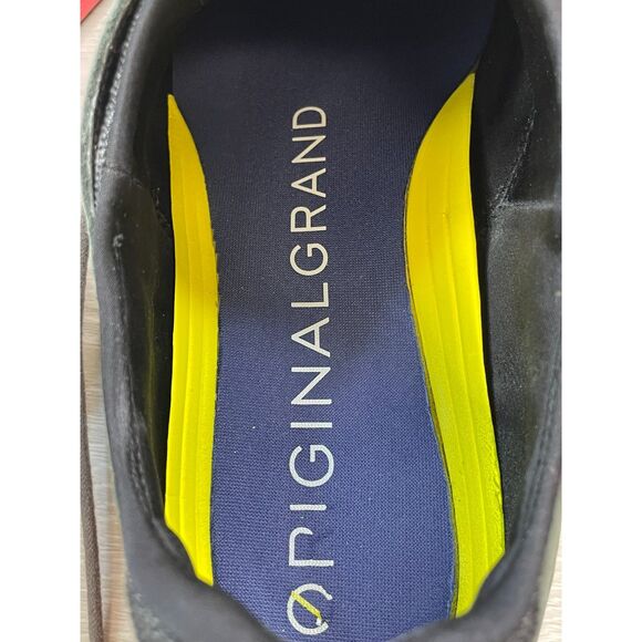 Cole Haan ØriginalGrand Men's 13 Green Oxford Suede Leather Dress Shoes Wingtip - Picture 9 of 12